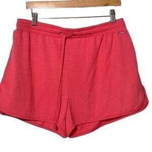 JANE & DELANCEY Shorts Elastic Tie Waist Embroidered Rainbow Large